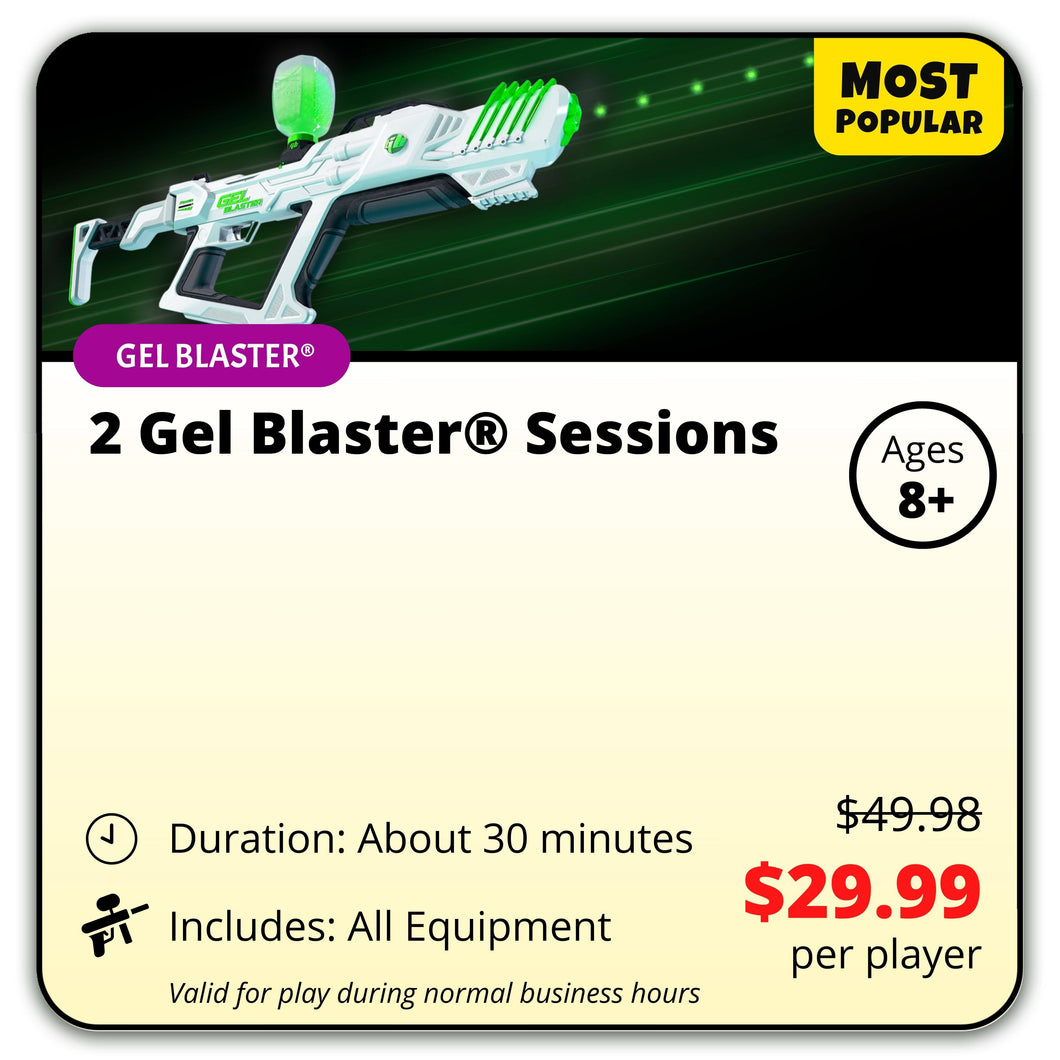 Gel Blaster® - 2 Sessions