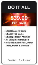 Load image into Gallery viewer, Corporate Party! (Tuesday - Sunday)