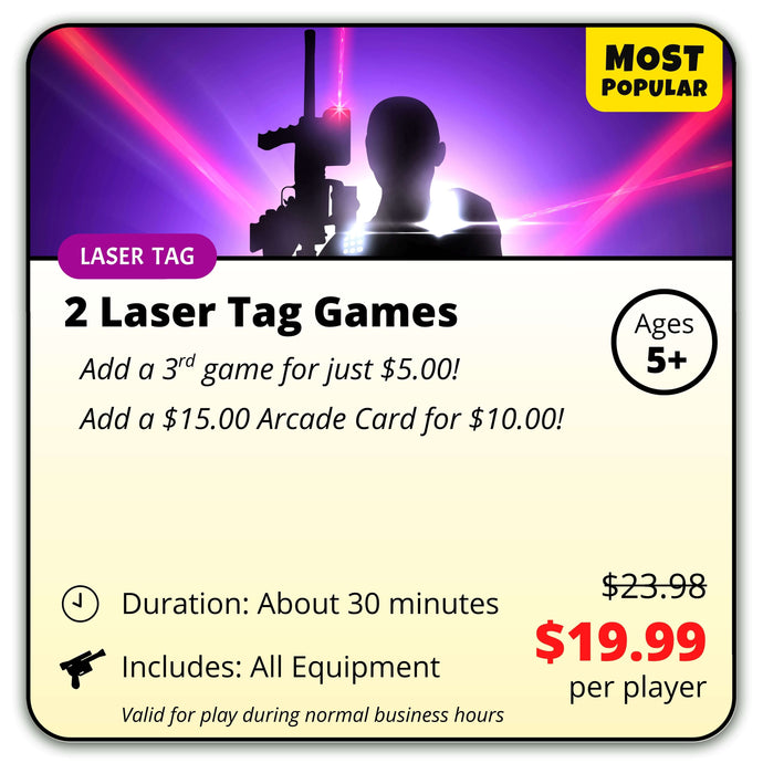Ultimate Laser Tag - 2 Games