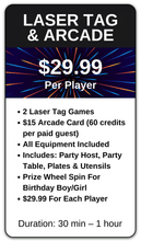 Load image into Gallery viewer, Corporate Party! (Tuesday - Sunday)